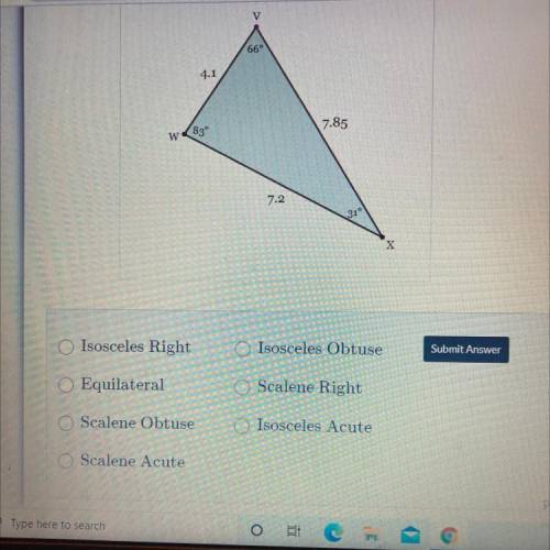 Determine the type of triangle that draw below ASAP