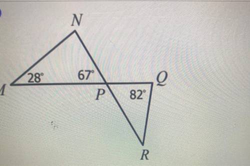 Determine if the triangles are similar. If yes, state which

method.
AA
SSS
SAS
Not Similar