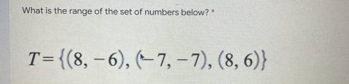 What is the range of the set of numbers below?