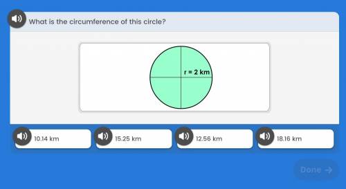 What is the circumference of this circle