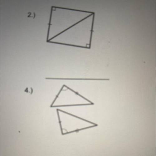 Postulate theorem of these triangles?