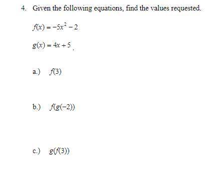 Algebra 2 first test need some help