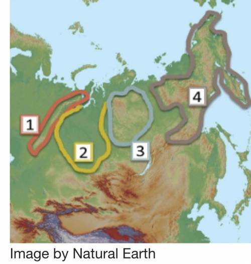 Analyze the map below and answer the question that follows.

A topographic map of Northwestern Rus