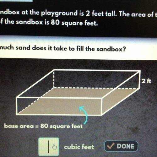 How much sand does it take to fill the sandbox?