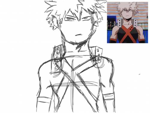 So when I asked you guys who I should draw next you guys wanted bakugou!

I didn’t have very much