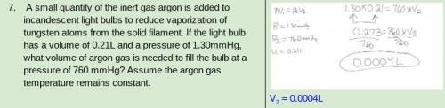 A small quantity of the inert gas argon is added to incandescent light bulbs to reduce vaporization