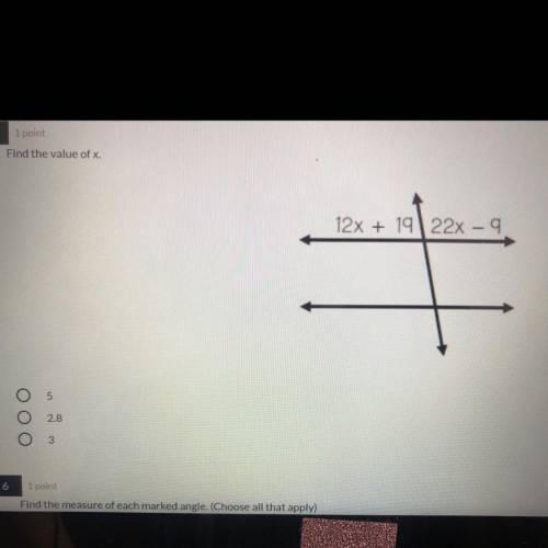 Find the value of x please i need help
