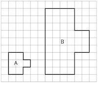 Is Figure B a dilation of Figure A?
A) Yes
B) No