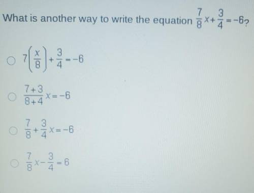 What is another way to write the equation