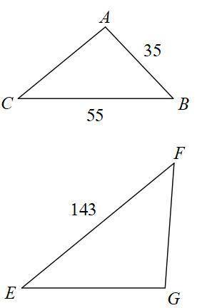 I have another question:
If triangle GFE~ to triangle ABC, Find FG.