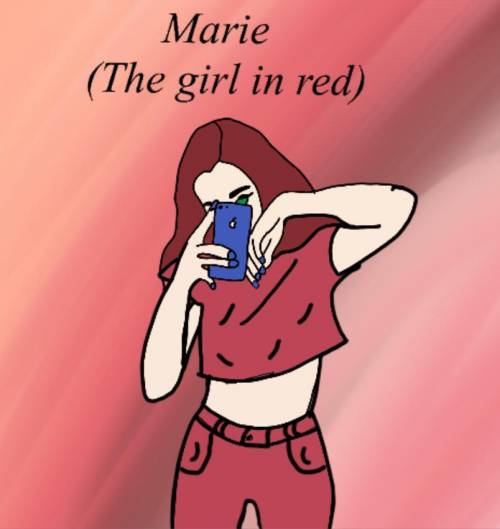 Marie 
The girl in red