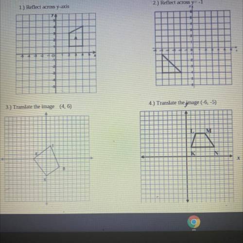 Graph the image of the figure using the transformation given
(ASAP please help me answer these)