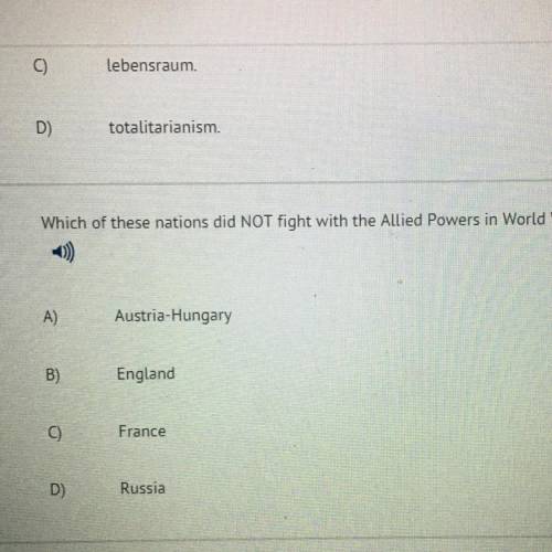 Which of these nations did NOT fight with the Allied Powers in World War 12