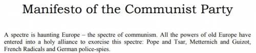 What is remarkable about the enumeration of agitators against communism in the Communist Manifest