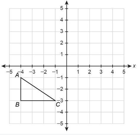 Draw the image of ABC under a dilation with scale factor 2 and center of dilation (-5, -4)