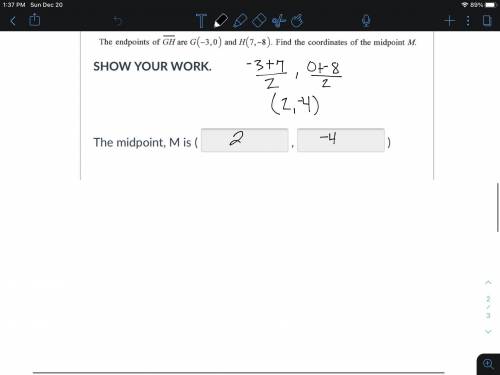 Did I show my work correctly on this problem?