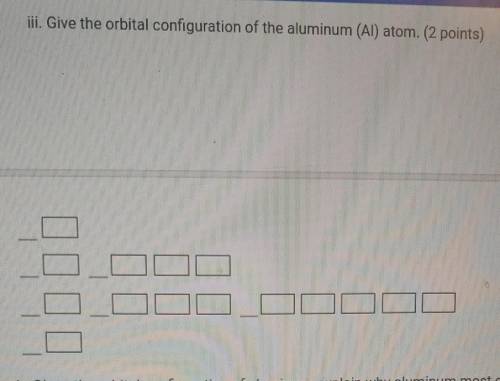 What is the orbital configuration of the aluminum (Al) Atom