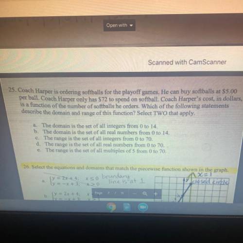 I need help with 25 please, will give brainliest and 20 points!!