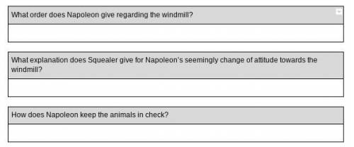 Animal Farm Chapter 5 Questions!! pls help answer