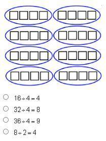 Which division problem does the diagram below best illustrate?