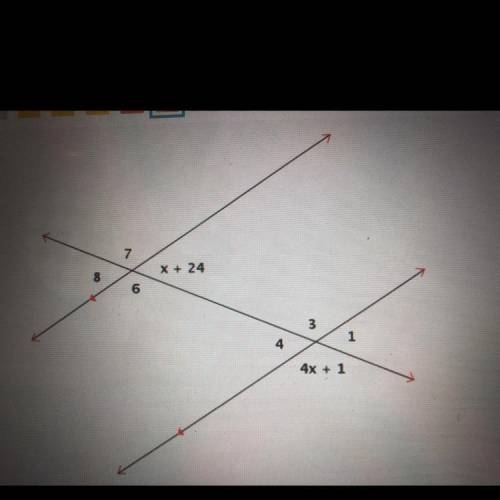 I need the measure of angle 6