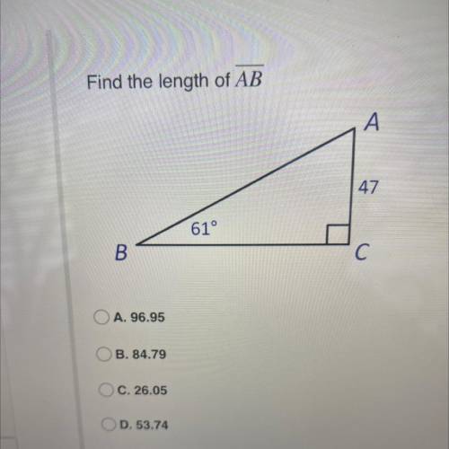 Find the length of AB PLEASE HELP