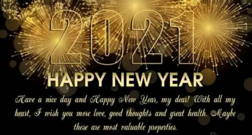HAPPY NEW YEAR 2021 I WISH U ALL HAVE BESTEST YEAR AND HAPPIER LIFE AND DREAMSsp be happy

and don