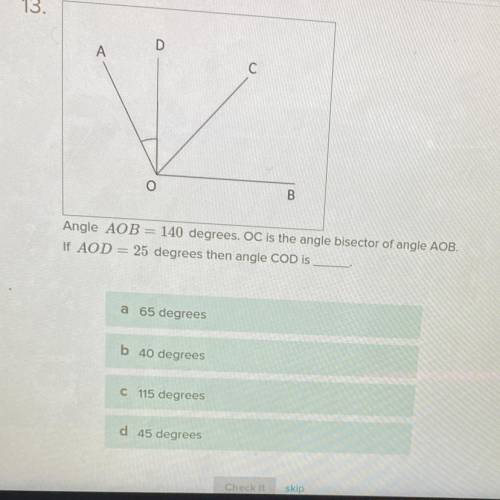 Helpp please ! need to
show work for geometry