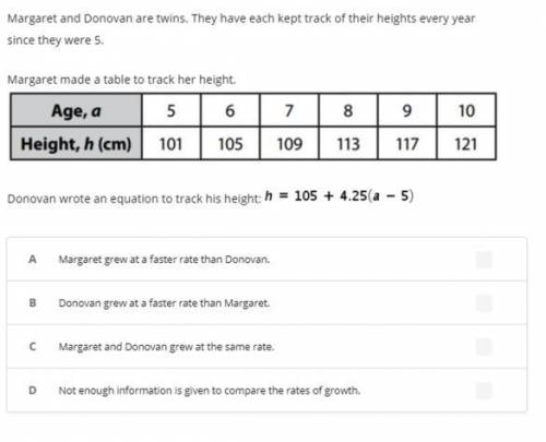 Based on the evidence shown, which statement correctly compares the twins' rates of growth?