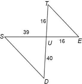 Determine if the two triangles shown are similar. If so, write the similarity statement.

Question