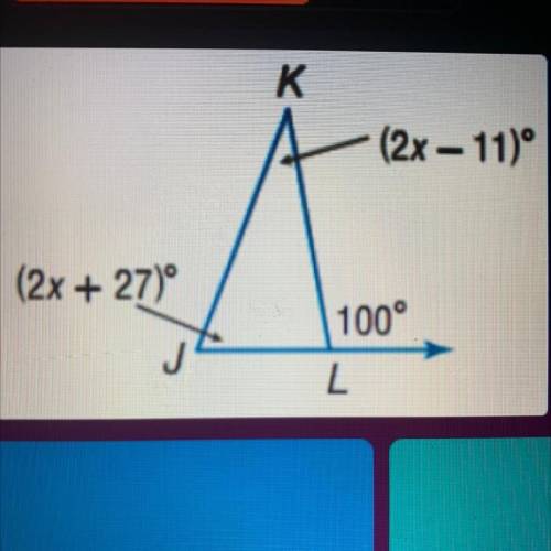 What is the correct value for x? 
A. 21
B. 15.5
C. 12
D. 6.5