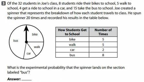 of the 32 students in joe's class 8 students ride their bikes to school,5 walk to school,4 get a ri