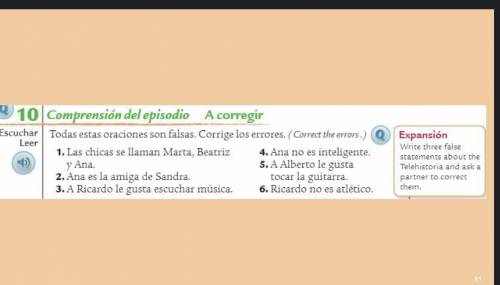 Plzz help Spanish 1 free point a if you know Spanish full sentences look at picture will give brain