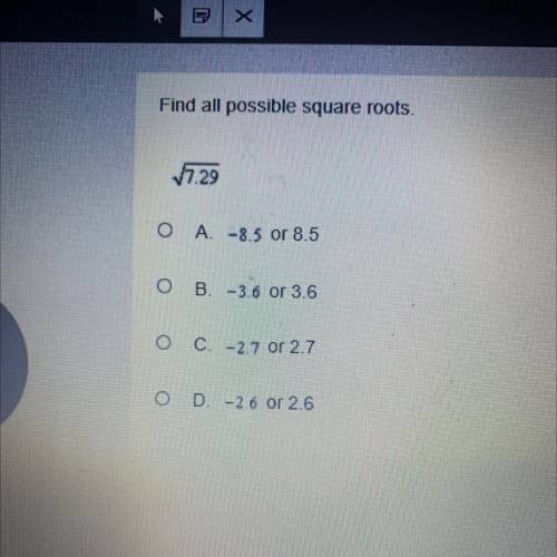 Find all possible square roots.
77.29