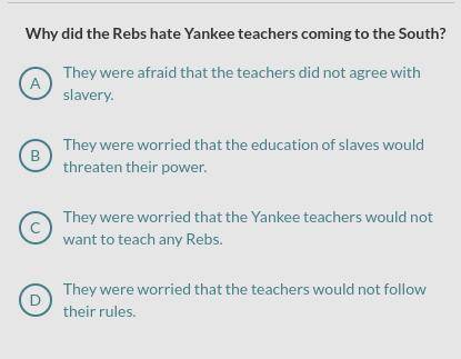 Why did the refs hate yankee teachers coming to the south (Book: learning to read)