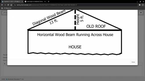 The new roof will have the same size horizontal wood beams running across the house. However, the h