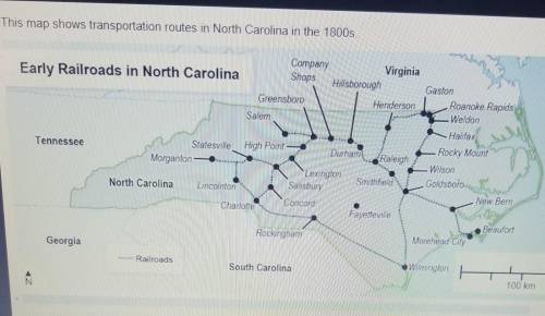 HELP FAST PLEASEE !!How does the map reflect the Whig Party goals for North Carolina?

The Whig Pa