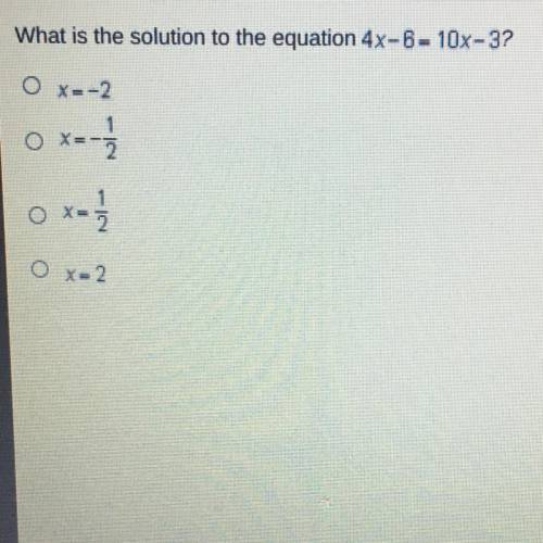 What is the solution to this equation?