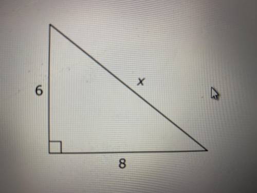 Help pls
What is the value of x?