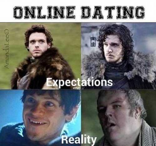 Dating online be like