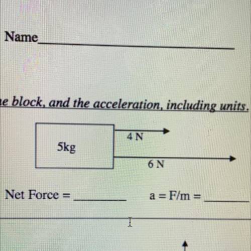Net force and acceleration