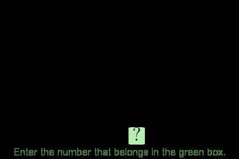 Solve for x enter the number that belongs in the green box

(you will have to right-click on the i