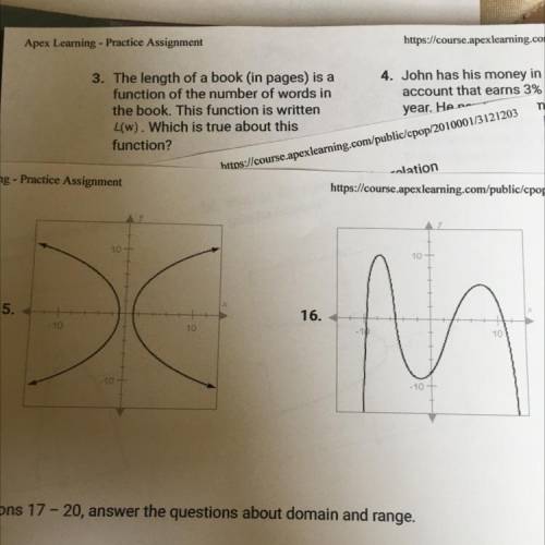 Determine which graphs show functions. PLEASE HELP