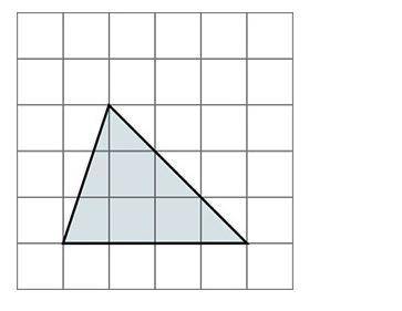 Will give brainliest!!

Which statement best describes the area of the triangle shown below? (adde