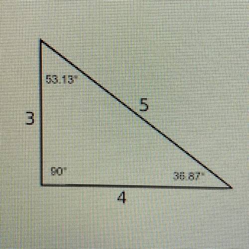 What is the length of the Hypotenuse?