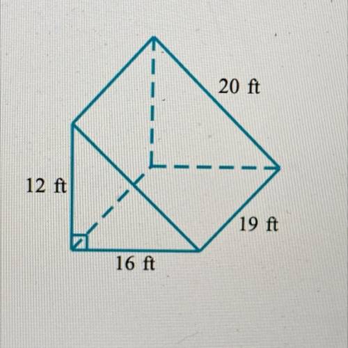 Find the surface area of this triangular prism. be sure to include the correct until in your answer