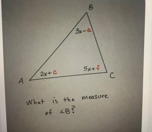 What is the measurement of b?