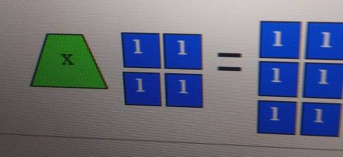Use the algebra tiles to solve the equation x+4=6