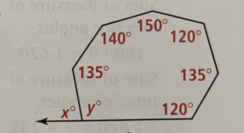 I need help pls I have to solve for the value of x and y