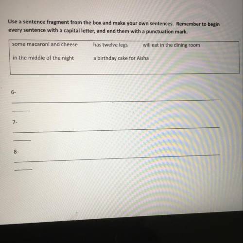 Can you help me with these questions please?